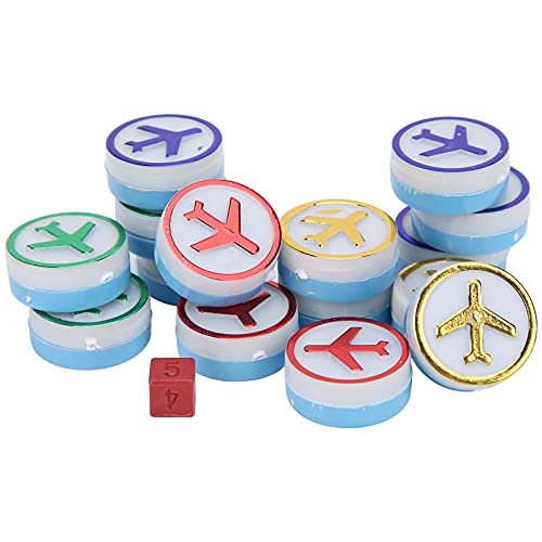 Kids Flying Ch Plastic G with Oval Box Parent Family Party Board Game miniatura 4