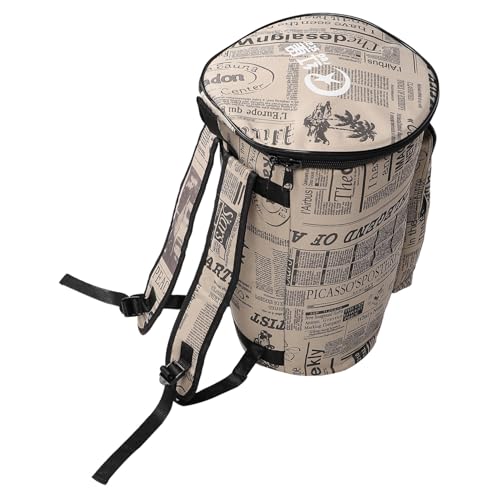 Sac à dos pour tambour africain en toile imperméable avec mousse antichoc