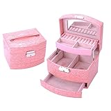 Funktionales Design: Samtfutter kann Ihren Schmuck vor Kratzern und Beschädigungen schützen. Sie können mehrere Juwelen aufbewahren, um mehr Platz zu sparen. Sie können Ringe, Nieten oder Manschettenknöpfe nebeneinander einsetzen, um Streichhölzer leichter zu finden