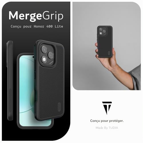 Coque Honor 400 Lite robuste évite les chutes et bris d'écran