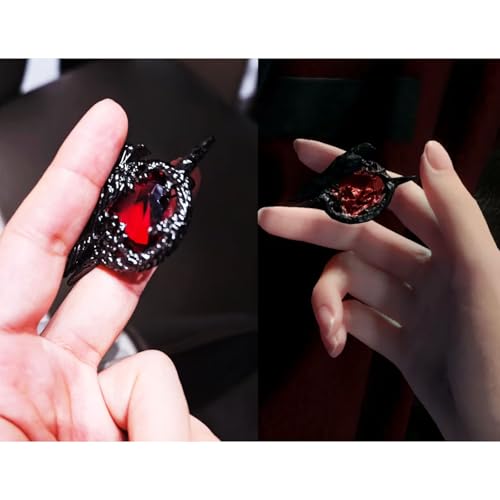 Love and deepspace Sylus game Qin che N109 zone dark point alloy ruby crow brooch jewelry accessories pins badges props4