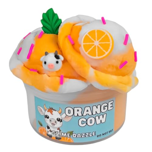 Cloud Cow Slime - Orange Cream Made in USA Drizzly Cloud