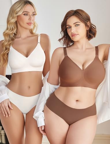 Image of Avidlove Wireless Bras for Women Push Up No Underwire Bra Full Coverage Seamless Bralettes Support Comfortable Everyday Bra