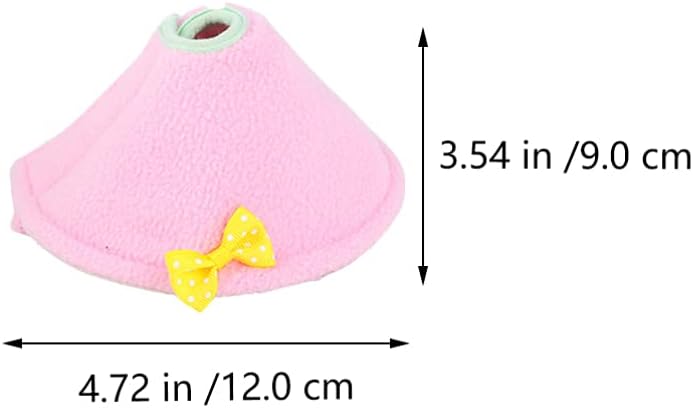balacoo 5pcs Bird Protective Neck Collar Pecking Prevention Healing Neckerchief for Parrots and Cockatiels Adorable Design Easy to Use and