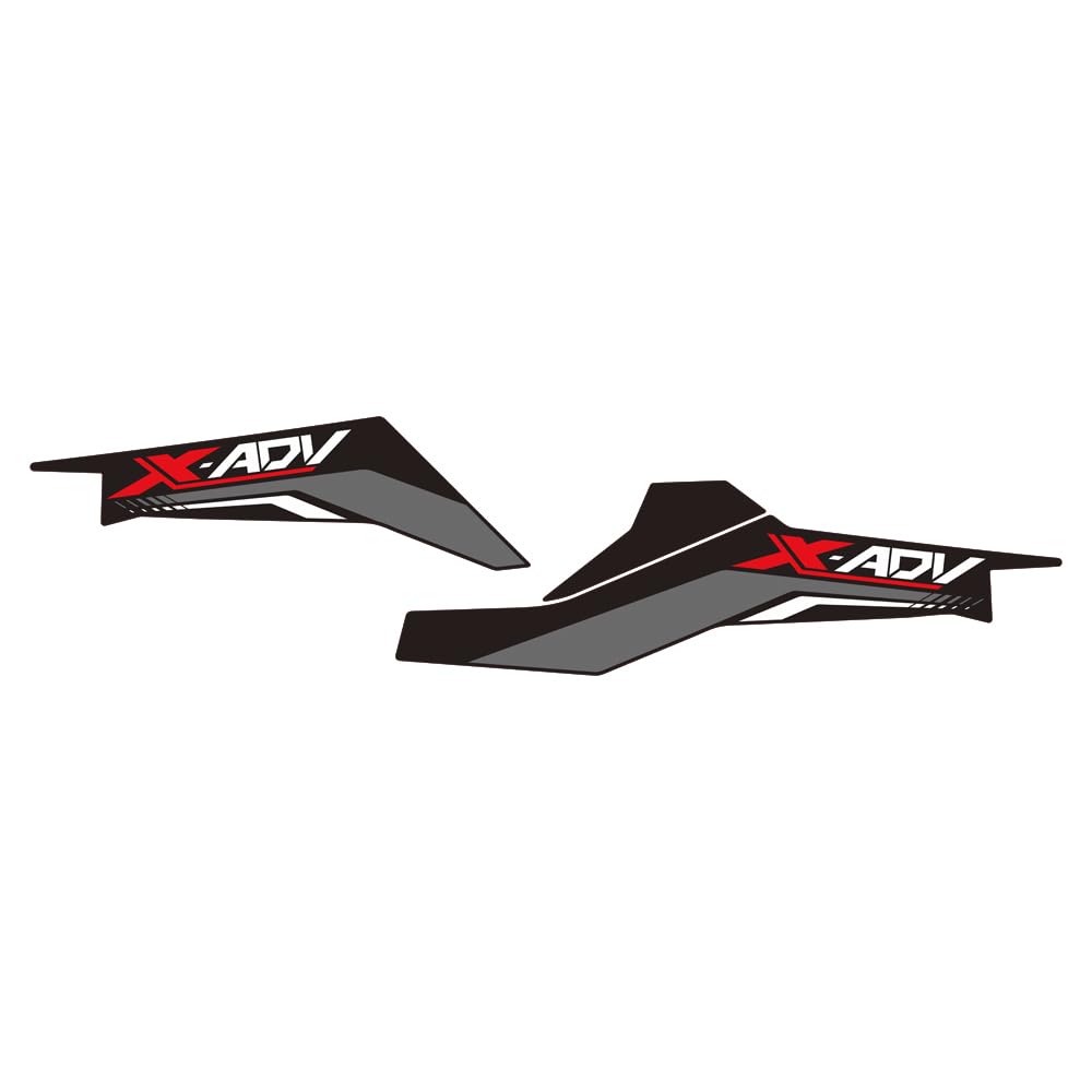 Kit Adesivi Protezione Forcellone Moto for X-ADV XADV 750 2021-2024 (Colore : Nero)