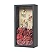 Increased Fire Shadow Box Frame 5x10 Shadow Box Display Case with Linen Back of Awards Memorabilia Flower, Pictures, Keepsakes、Bouquet、Medals and More Photos Memory Box Long Skinny Black