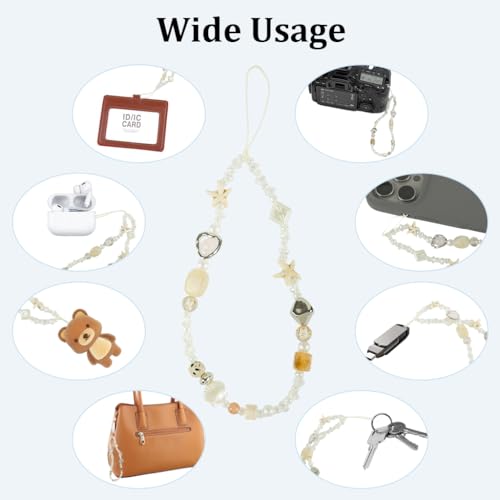 Image of ZORBES Beaded Camera Wrist Strap Digital Charm Lanyard Phone