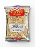 Shreeji Potato Salli 14.1 oz. (400g) – Thin Dried Potato Slices for Frying, Crispy Potato Sticks...