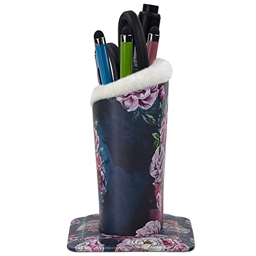 Image of Plush Fluffy Lined Anti-scratch Eyeglasses Holder Protective Glasses Stand Case