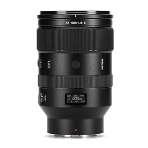 VILTROX 135mm F1.8 LAB Z, AF 135mm Medium Telephoto Lens for Nikon Z Mount, F1.8 Full Frame Z Mount Lens for Nikon ZR ZF Z9 Z8 Z7Ⅱ Z7 Z6III Z6