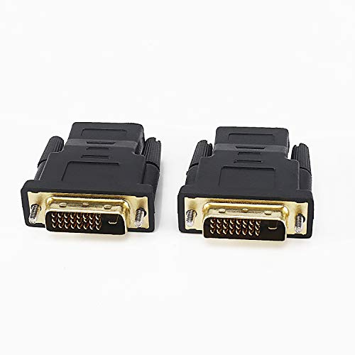 CHUNGHOP DVI-D to VGA Adapter DVI 24+1 to VGA Male to Female Video Converter for PC DVD Monitor HDTV