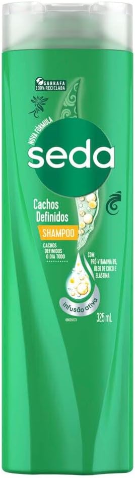 Linha Cachos Definidos Seda - Shampoo 325 Ml - (Seda Defined Curls Collection - Shampoo 11 Fl Oz)