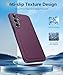FNTCASE for Galaxy A17/A16 5G Phone Case - Samsung A17 Military Grade Drop Protection, 14ft Drop Tested, Screen Protector Included, Anti-Slip Textured, TPU+PC Dual Layer Shockproof Cover (Burgundy)
