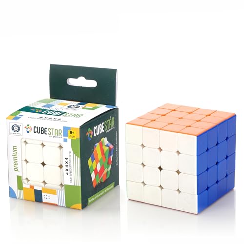 Aditi Toys Speed Cube, Sticker Less High Speed Cube for Kids Above 6 Years of Age (4X4 Cube)
