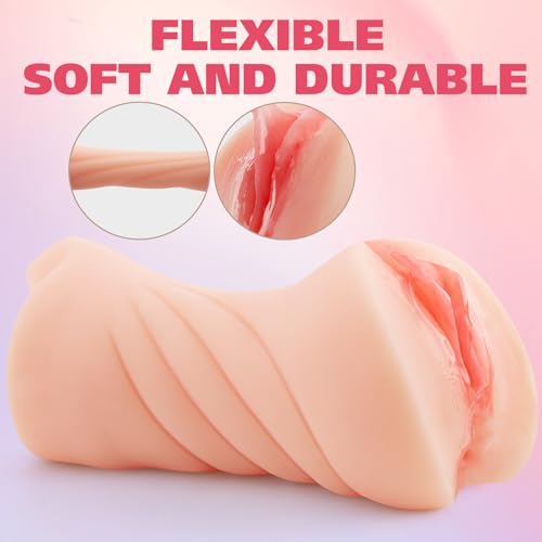 Image of 3 in 1 Male Masturbator, Realistic Sex Doll Male Masturbation Cup with 3D Textured Interior, Strong Suction Vagina Oral Anal Sex Stroker, Pocket Pussy Blowjob Pleasure Adult Sex Toys for Men