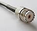 Siren SMA Female to UHF SO-239 Female Connectors (8 inch 20cm RG-58 coaxial Antenna line) Handheld Antenna Cable - RG58 Jumper/Adapter for UHF Base and Mobile Antennas