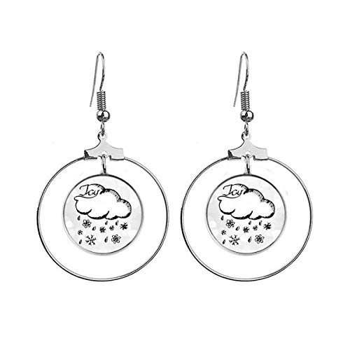 Boucles d'oreilles pendantes flocon de neige pour illuminer vos tenues d'hiver