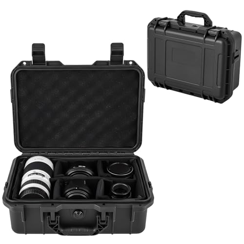 Waterproof Camera Hard Case with Custom Dividers