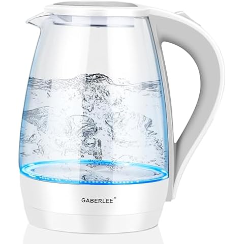 GABERLEE 1.7L Electric Kettle with Fast Boil Cover