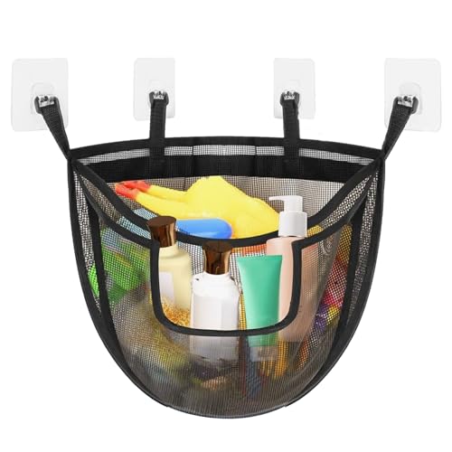 Soporte para juguetes de baño, organizador de malla para juguetes de baño, malla de gran capacidad para baño, habitación de juguetes, ducha, dormitorio, sala de estar, cocina, armario, natación