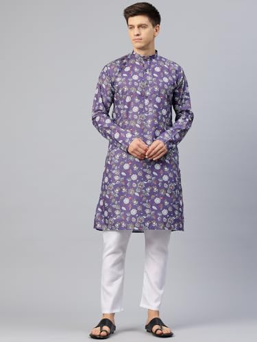Image of Luxrio Kurta Set for Men Cotton Blend Kurta with Pyjama Set Ethnic Set