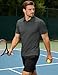 TACVASEN Mens Polo Shirts Short Sleeve Dry Fit Performance Breathable Golf Shirt with Collar Tennis Casual Business Work Darkgray, L
