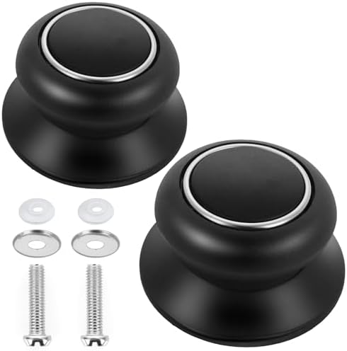 Lriattp Abnehmbarer Topfgriff - Hitzebeständig Bis 250°C & Rutschfest (Schwarz)