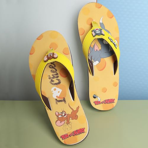 Image of YOHO Slippers for Women | Comfortable and Lightweight Flipflops | WB Cartoon & Comic Characters: Tom & Jerry and PowerPuff Girls Footwear for Woman & Girls