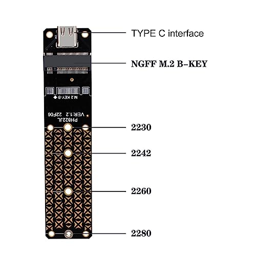 Adaptador SSD M.2 a USB 3.2 Tipo C 10G miniatura 2