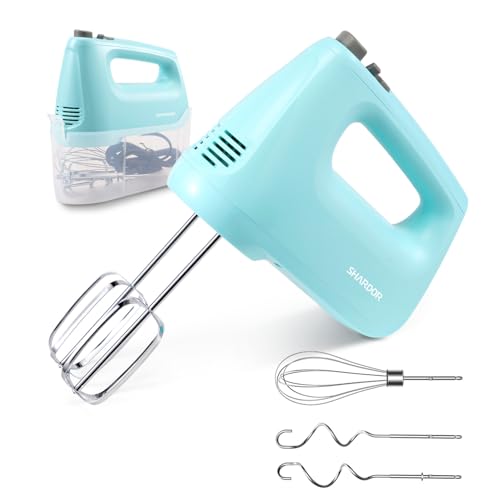 SHARDOR Hand Mixer Electric, 6 Speed & Turbo Mixer Electric