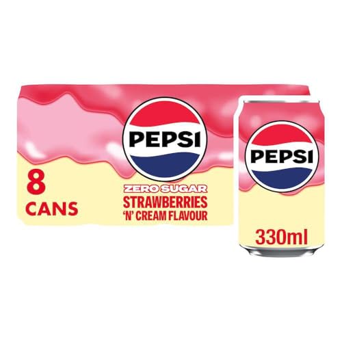 Pepsi Treats Strawberries & Cream 8 x 330ml