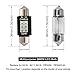 iBrightstar 9-30V Extremely Bright 6411 6418 C5W Festoon LED Bulbs Error Free 1.5