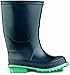 ONGUARD 07650 PVC Scamp Youth Boots with Slip Resistant Outsole, 11" Height, Navy/Teal, Size 3