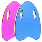 yeeplant Swim Kick Board for Pool, Eva Kickboards for Adults Youngsters, 2 Pack Blue, Lightweight Training Aid with Grip Holes