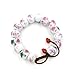 Ovalbuy Hand Crafted Porcelain Flower Beads Bracelet