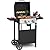 Propane Gas Grill 21000 BTU with 2-Burner,325 sq.in. Outdoor BBQ Grill for Barbecue Cooking with Top Cover Lid,Wheels,Side Storage Shelves,Barbeque Stove for Patio Garden Camping,Black