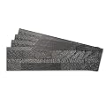 Tic Tac Tiles Peel and Stick Self Adhesive Removable Stick On Kitchen Backsplash Bathroom 3D Stone Tiles (12-Pack) (Silver Pearl)