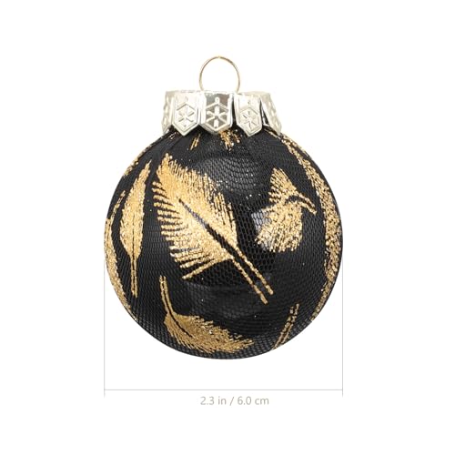 Boules de Noël noir et doré compactes : la solution pour un sapin chic