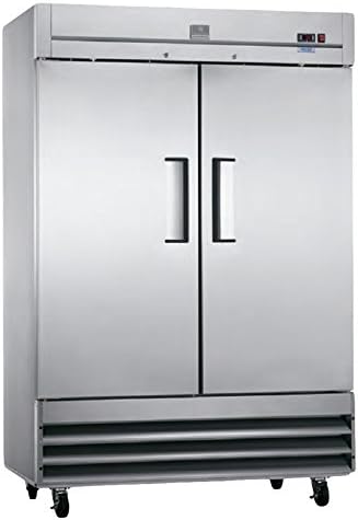 Kelvinator KCBM48RSE 48 cu. ft. Double Door Reach in Refrigerator, Bottom Mount, Stainless Steel