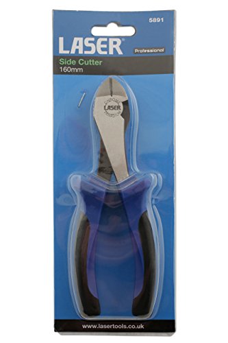 Laser 5891 Heavy Duty Side Cutters 160mm, Chrome - Image 2
