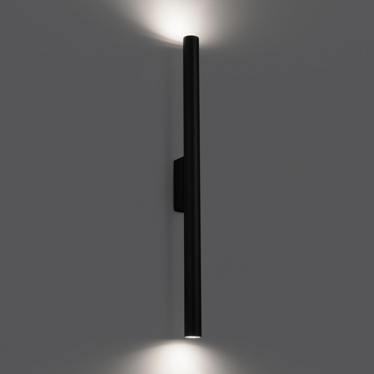 Sollux Pastelo Aplique moderno Up & Down negro 2x G9