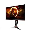 AOC Gaming 24G2SP – Monitor FHD de 24 Pulgadas, 165 Hz, 1 ms, FreeSync Premium (1920 x 1080, VGA, HDMI, DisplayPort), Color Negro y Rojo