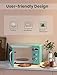 Retro Microwave Oven, SIMOE Compact Countertop Microwave 0.9 cu.ft. 900 W