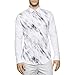 Calvin Klein Men's Slim Fit Ck One Blurred Print Long Sleeve Button Down Shirt