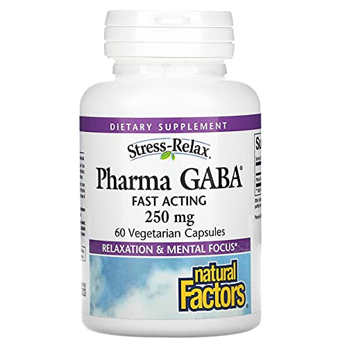 Natural Factors, Stress-Relax®, Pharma GABA®, 250mg, 60 Veggie Capsules