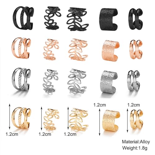 20 piezas joyas para trenzas con cristales miniatura 5