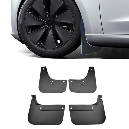 Image of 2025 Upgraded Mud Flaps for Tesla Model 3 Highland (2024 & 2025) - No Drilling, Easy Install Splash Guards - All-Weather Fenders for Tesla Model 3 Accessories