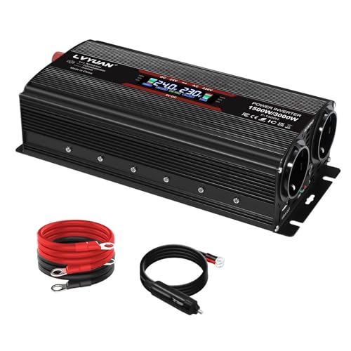 LVYUAN Spannungswandler 24V 230V 1500W/ 3000W Wechselrichter...