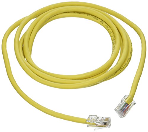 Image of C2G 24511 Cat5e Crossover Cable - Non-Booted Unshielded Network Patch Cable, Yellow (7 Feet, 2.13 Meters)