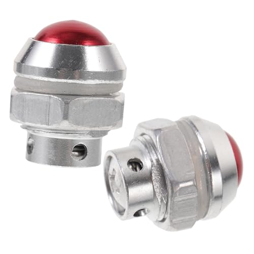 FUNOMOCYA 2pièces Soupape De Sécurité pour Autocuiseur Lot de Soupapes De Remplacement Inoxydable Accessoire Pratique pour Autocuiseurs Facile à Nettoyer...